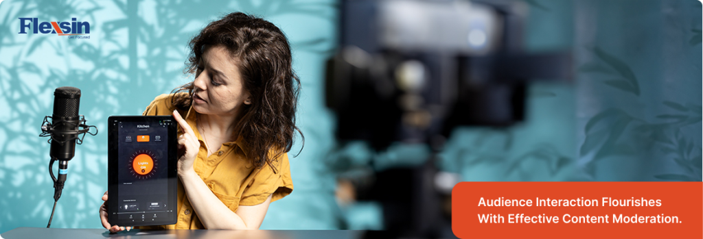 AI-Based Audience Interaction: Empowering online communities with AI-driven content moderation and dynamic audience engagement | Flexsin 