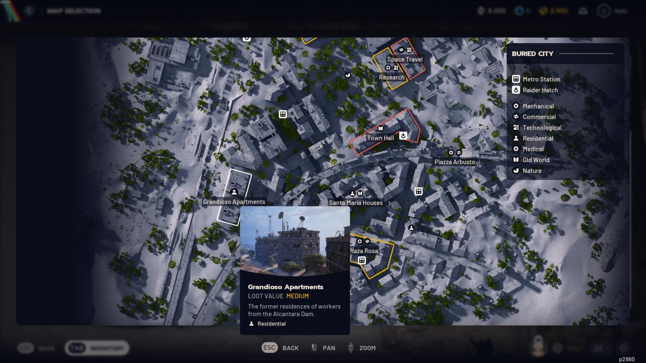Grandioso Apartments on the Buried City map in Arc Raiders