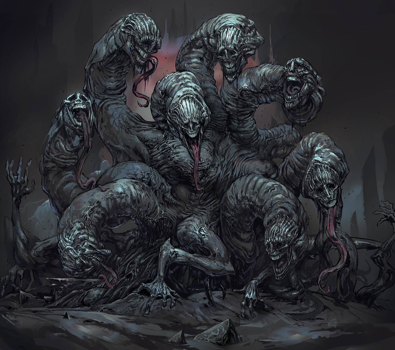 Drawing of a False Hydra by marcelo orsi blanco